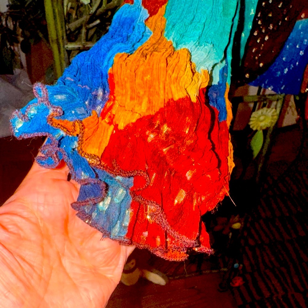 Colorful Patchwork Blouse - Picture 5 of 8